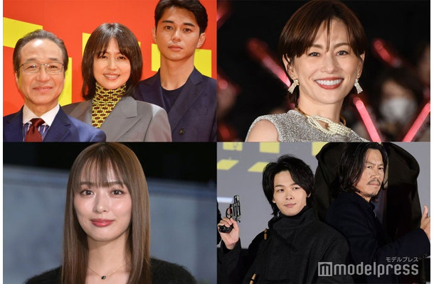 （上段左から）小日向文世、長澤まさみ、東出昌大、米倉涼子（下段左から）内田理央、中村倫也、豊川悦司（C）モデルプレス
