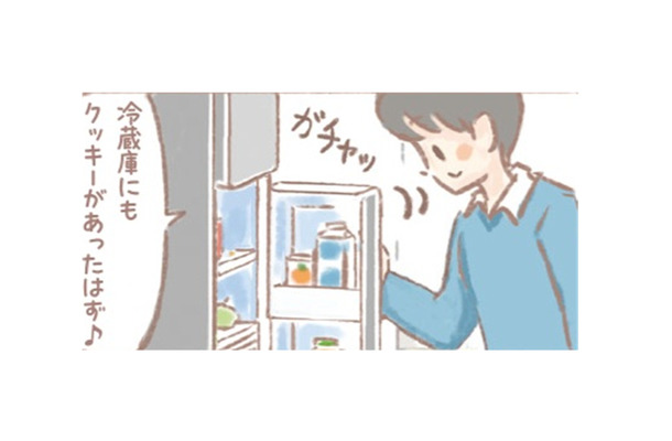 「ちびっ福」はいろんな場所に現れる…例えばクッキーを食べようと冷蔵庫を開けると…【あなたとくらし隊!ちびっ福 #1】