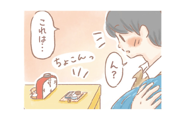 風邪気味で帰宅すると、棚の上にちょこんと用意されたごはん…誰の仕業?【あなたとくらし隊!ちびっ福 #2】