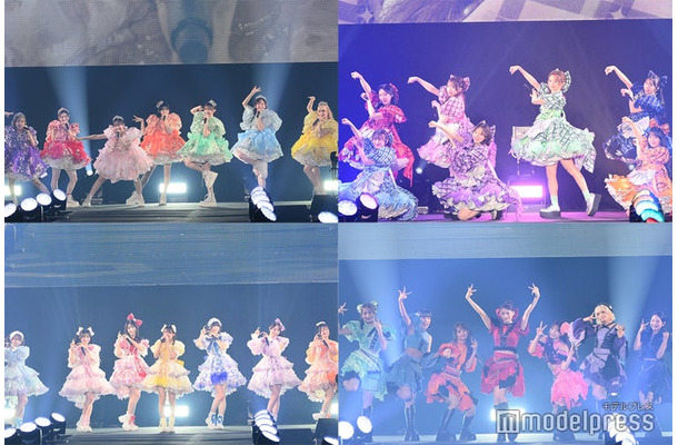 （左から時計回りに）FRUITS ZIPPER、CUTIE STREET、CANDY TUNE、SWEET STEADY（C）モデルプレス