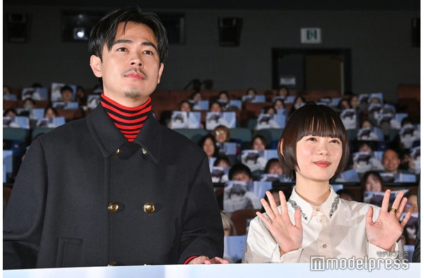 「冬のなんかさ、春のなんかね」第1話完成披露試写会・トークセッションに出席した成田凌、杉咲花(C)モデルプレス