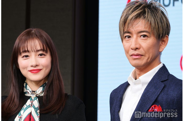 三菱UFJフィナンシャル・グループ「新 TVCM 発表会」に出席した石原さとみ、木村拓哉(C)モデルプレス