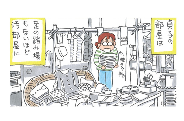 姑のために用意した個室は、日当たり良好、エアコンとテレビ完備…なのにリビングに居つく姑！【アラカン主婦の毒吐き日記～貞子バーバはめんどくさい～ #７】