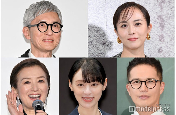 （上段左から）松重豊、比嘉愛未（下段左から）鈴木京香、栗山千明、市原隼人（C）モデルプレス
