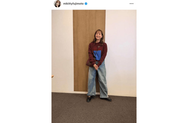 藤本美貴、カジュアルな私服SHOTに反響「可愛い!」「めっちゃ似合ってます」