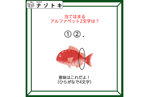クイズです！「このイラストの意味をアルファベット２文字で表現できる？」イラストと囲みの位置関係から読み解きましょう【難易度LV２.・甘口】