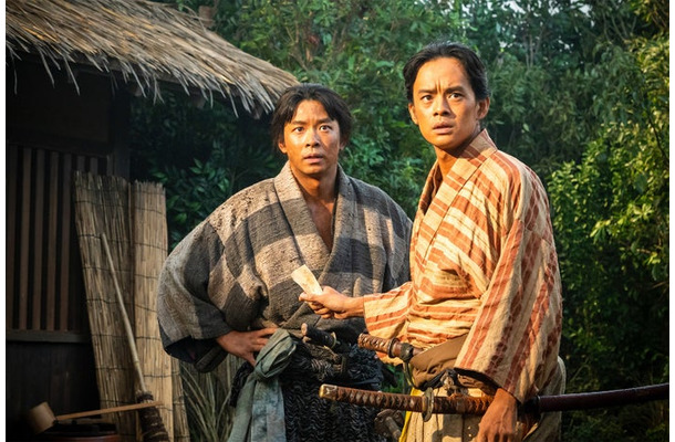 仲野太賀、池松壮亮「豊臣兄弟!」第7話(C)NHK