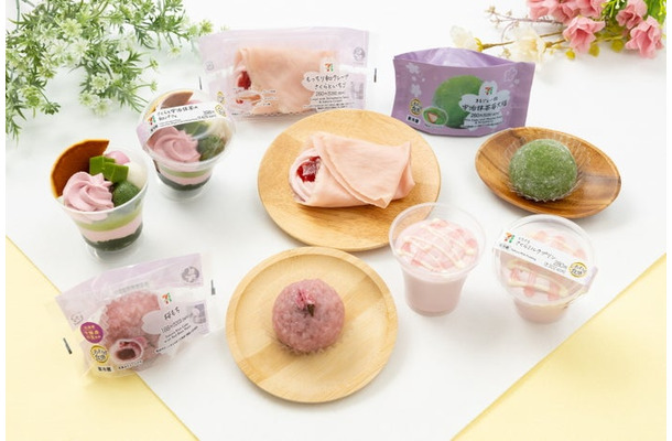 春スイーツラインナップ（提供写真）