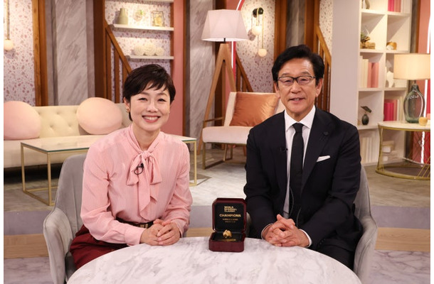 有働由美子、栗山英樹氏(C)テレビ朝日