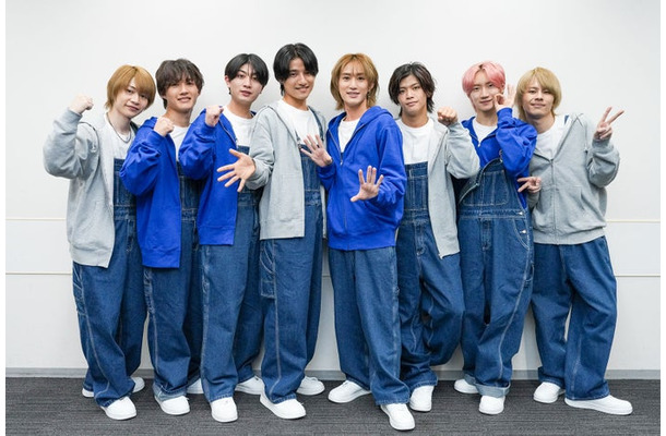 B&ZAI／（左から）今野大輝、稲葉通陽、本高克樹、鈴木悠仁、橋本涼、菅田琳寧、川崎星輝、矢花黎（提供写真）