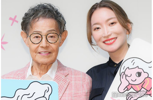 「あしたのわたしに、会おう。ご自愛市spring2026」 トークセッションに出席した加藤茶、加藤綾菜(C)モデルプレス