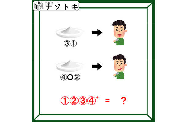 クイズです！「二つの粉の正体を考えましょう」文字数と男性のリアクションがポイント！【難易度LV２.・甘口】