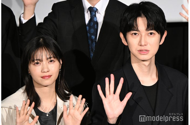 「GEMNIBUS vol.2」完成報告会に出席した西野七瀬、本郷奏多(C)モデルプレス