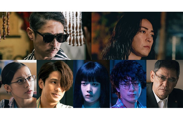 （上段）窪塚洋介、亀梨和也（下段）南沙良、森崎ウィン、馬場ふみか、溝端淳平、杉本哲太（C）DMM TV