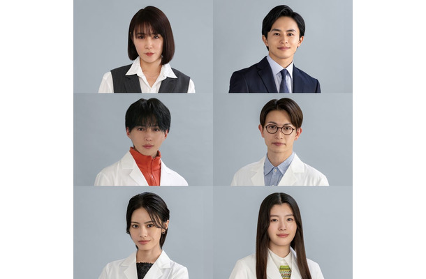 （上段左から）山口紗弥加、草川拓弥（中段左から）八木勇征、綱啓永（下段左から）安斉星来、川床明日香（C）フジテレビ