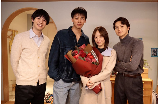 渡辺大知、竹内涼真、井上真央、瀬戸康史（C）テレビ朝日