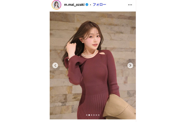尾崎真衣Instagramより