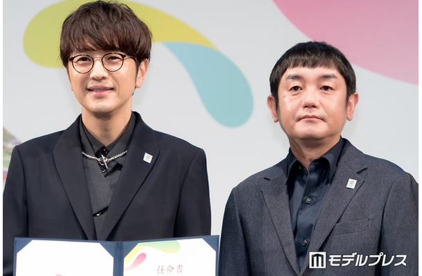 イベントに登壇した北川悠仁、岩沢厚治／ゆず（C）モデルプレス