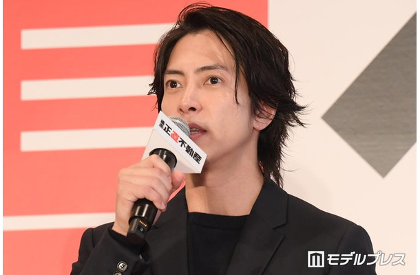 映画「正直不動産」キックオフ地鎮祭＆完成報告【正直】会見に出席した山下智久（C）モデルプレス