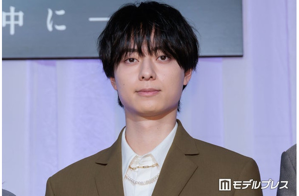 「月夜行路 ―答えは名作の中に―」制作発表会見に出席した作間龍斗（C）モデルプレス