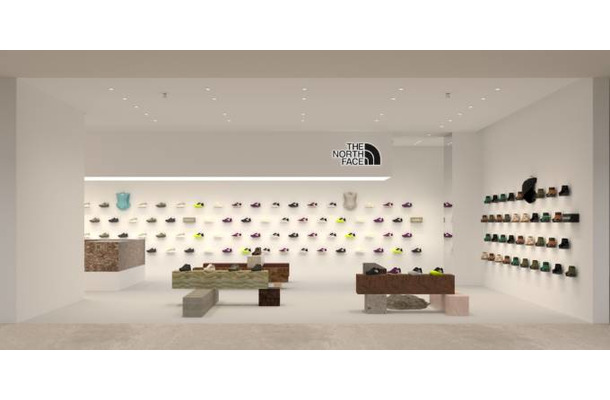 ザ・ノース・フェイス、世界初となるフットウエア中心のコンセプトショップを4月25日に心斎橋でオープン