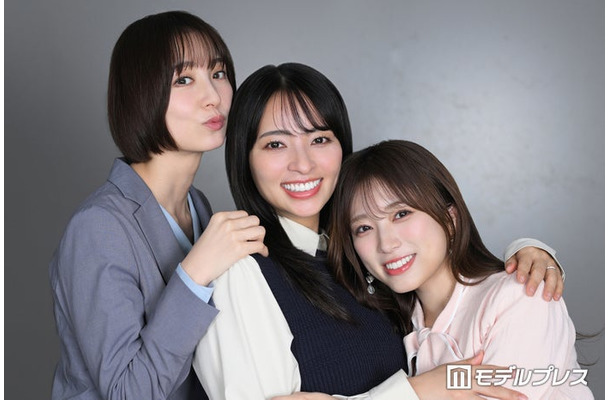 （左から）篠田麻里子、水崎綾女、矢吹奈子（C）モデルプレス