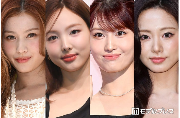 （左から）サナ、ナヨン、モモ、ツウィ（C）モデルプレス