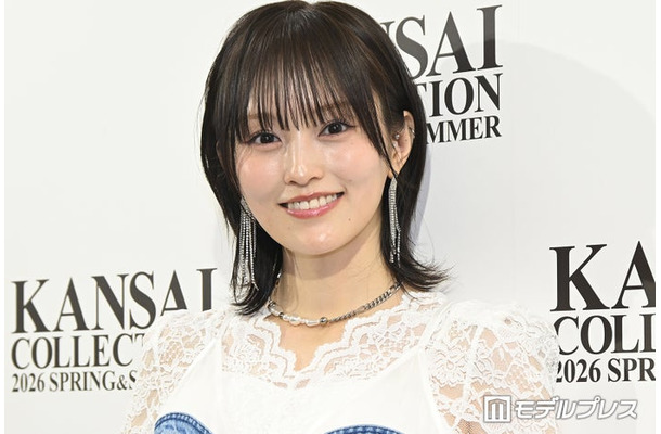 「KANSAI COLLECTION 2026 SPRING&SUMMER」囲み取材に応じた山本彩(C)モデルプレス