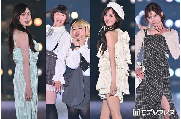 朝日向まり、川村エミコ、やしろ優、きほ、神楽ゆあ（C）モデルプレス