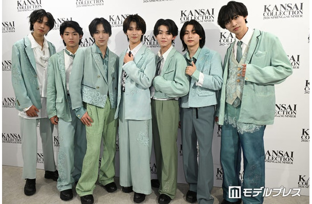 「KANSAI COLLECTION 2026 SPRING&SUMMER」囲み取材に応じたCLASS SEVEN(C)モデルプレス