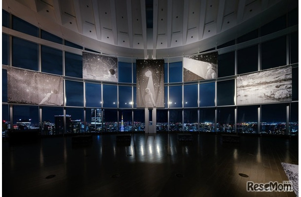 会場エントランス（夜景）