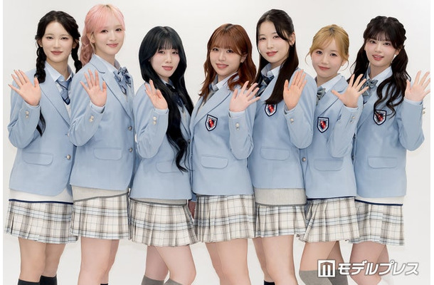 ME:I（左から）MIU、SUZU、AYANE、TSUZUMI、MOMONA、KEIKO、RINON（C）モデルプレス