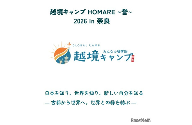 越境キャンプ HOMARE ～誉～ 2026 in 奈良