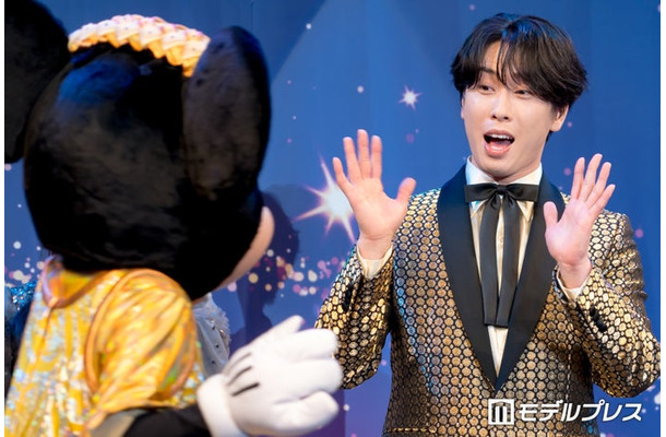 「日本公演40周年記念 ディズニー・オン・アイス “Let's Party！”」記者発表会に出席した宮舘涼太（C）モデルプレス
