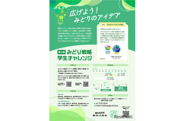 みどり戦略学生チャレンジ、パンフレット