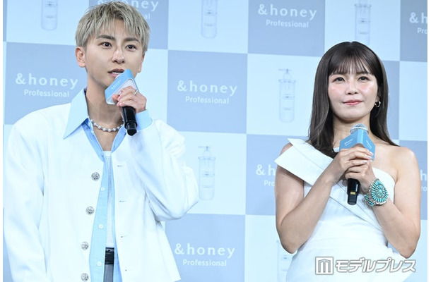 與真司郎、宇野実彩子（C）モデルプレス