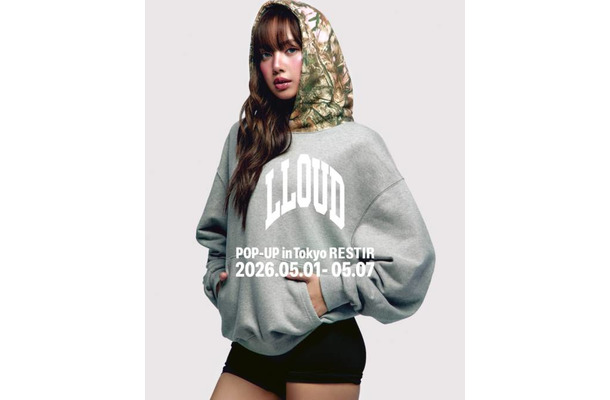 【2026年GW】BLACKPINKリサが手がける「LLOUD」ポップアップがリステアで5月1日から開催。日本初上陸アイテムも