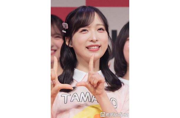 「UP-T × AKB48 Group 新CM発表会」に出席した小栗有以(C)モデルプレス