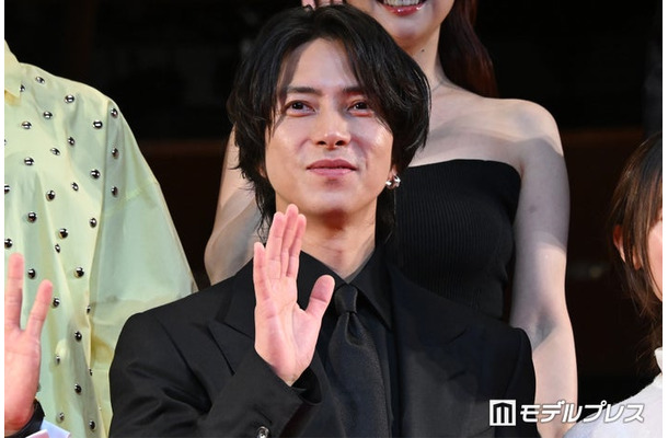 映画「正直不動産」（5月15日公開）の完成披露試写会に出席した山下智久（C）モデルプレス