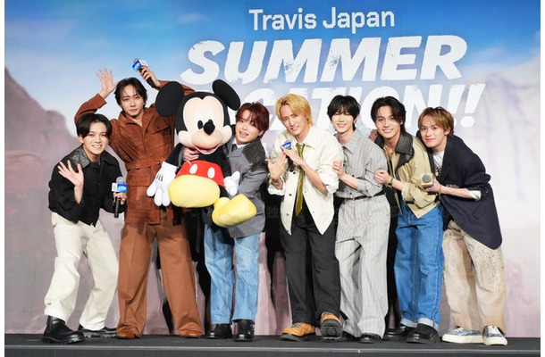 （左から）宮近海斗、中村海人、吉澤閑也、川島如恵留、七五三掛龍也、松田元太、松倉海斗（C） 2026 DISNEY ENTERPRISES, INC.
