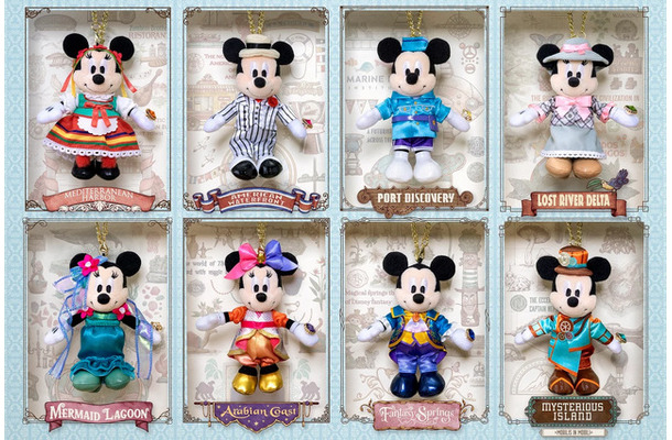 ぬいぐるみチャーム　東京ディズニーシー25周年“スパークリング・ジュビリー”©Disney ©Disney/Pixar