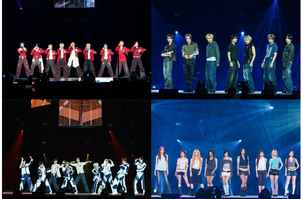 (上段)JO1、ALPHA DRIVE ONE(下段)NiziU、FLARE U、MODYSSEY「KCON JAPAN 2026」(C)CJ ENM Co., Ltd, All Rights Reserved