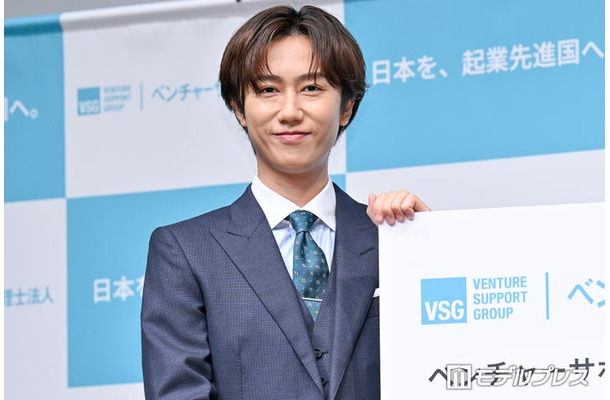 「ベンチャーサポートアンバサダー就任記者発表会」に出席した阿部亮平(C)モデルプレス