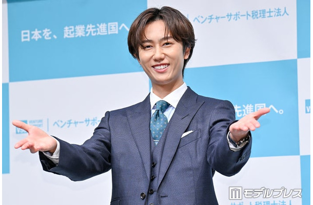 ベンチャーサポートアンバサダーに就任した阿部亮平(C)モデルプレス