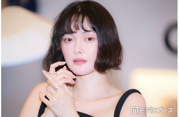 “weamondz × Tina Tamashiro”ローンチ発表会＆ポップアップ体験会に出席した玉城ティナ（C）モデルプレス