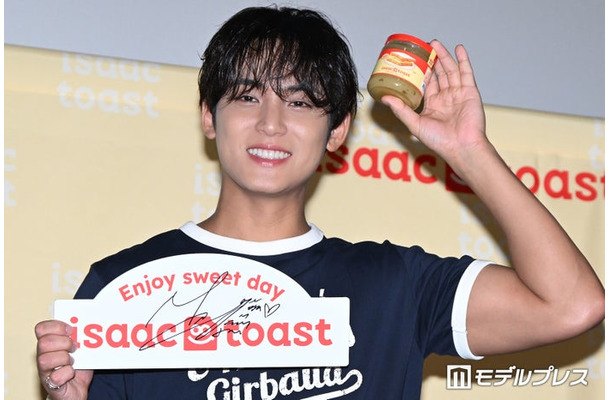 「イサックトーストソース & ジャム発売記念イベント with SEVENTEEN MINGYU」に出席したMINGYU(ミンギュ)(C)モデルプレス