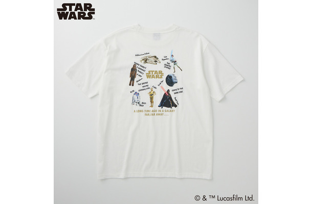 「スター・ウォーズ刺しゅう半袖Tシャツ」