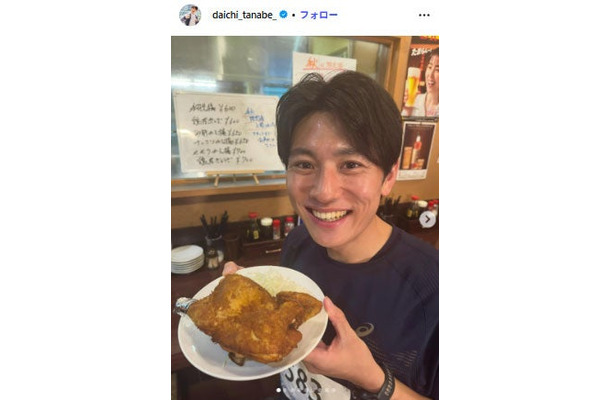 田辺大智アナInstagramより
