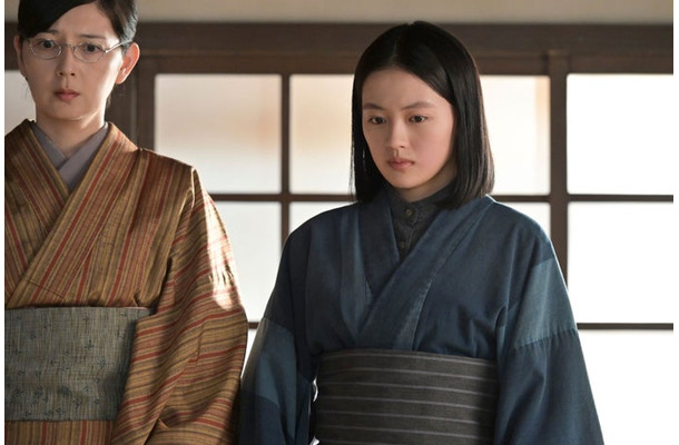 菊池亜希子、上坂樹里「風、薫る」第46話(C)NHK