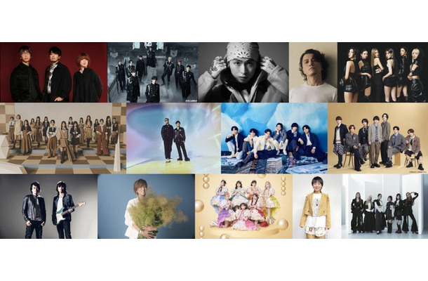 6月8日放送「CDTV」出演アーティスト(提供写真)